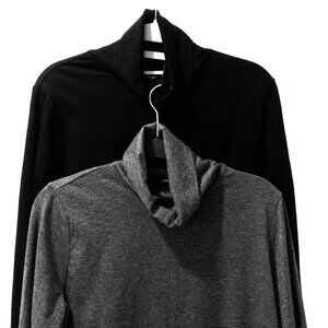 TWO Lands' End Turtlenecks - Size Medium - NWOT